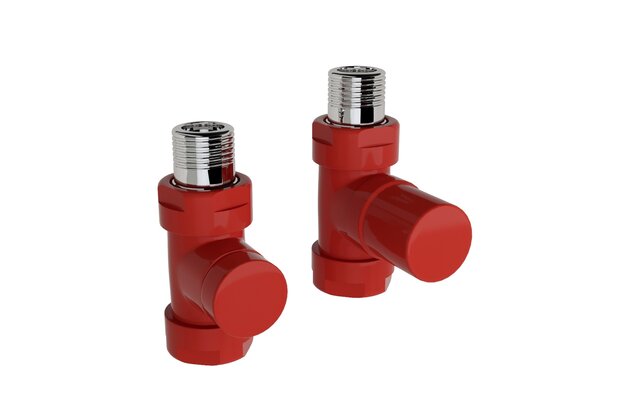 Ventil Zehnder přímý, šroubení pro zpátečku 1/2", Set C, barevná, Z-839619