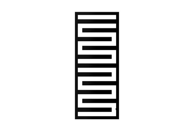 Radiátor Zehnder Tetris 146x60 cm, RAL 0557 black matt, TETSS150060WZZZ-0557