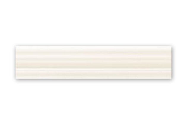 Listela Tubadzin Royal Place white 2 lesk 6x30