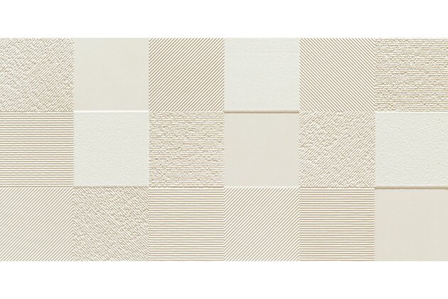 Dekor Tubadzin Blinds white 1 struktura mat rektifikovaný 30x60