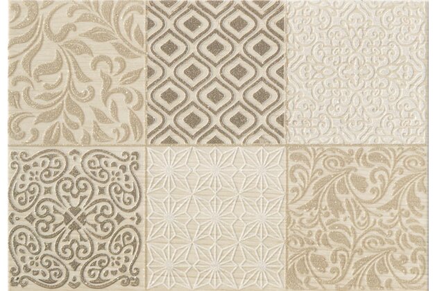Dekor Arté Karyntia beige lesk 25x36