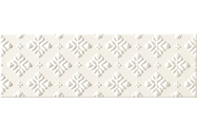 Dekor Arté Blanca Bar white A lesk 8x24