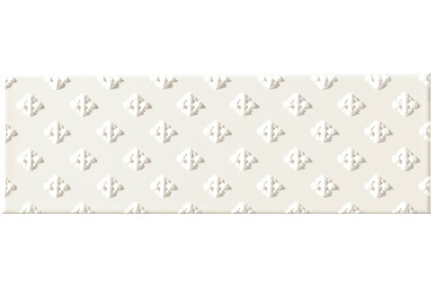 Dekor Arté Blanca Bar white B lesk 8x24