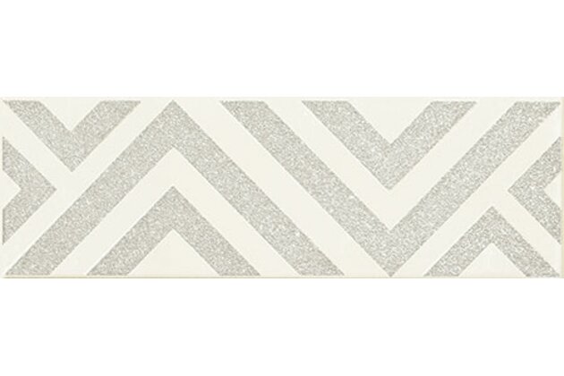 Dekor Tubadzin Burano bar white C mat 8x24