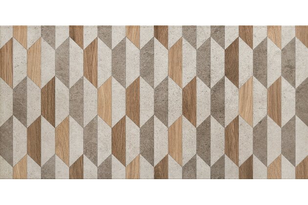 Dekor Tubadzin Dover graphite geo mat 31x61