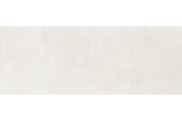 Obklad Tubadzin Free Space white line struktura mat rektifikovaný 33x90