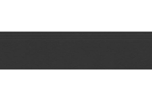 Schodovka Tubadzin Industrio anthrazite mat rektifikovaná 30x120