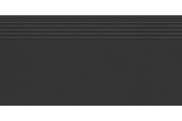 Schodovka Tubadzin Industrio anthrazite mat rektifikovaná 30x60