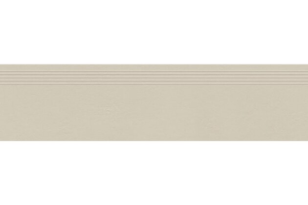 Schodovka Tubadzin Industrio cream mat rektifikovaná 30x120