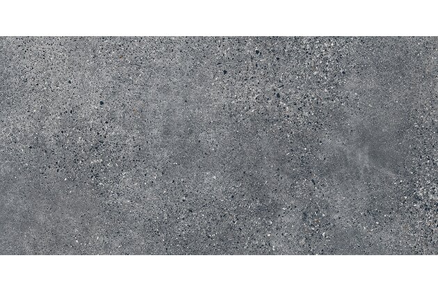 Dlažba Tubadzin Terrazzo graphite mat rektifikovaná 60x120