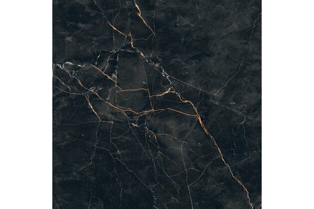 Dlažba Tubadzin Shinestone black lesk rektifikovaná 60x60