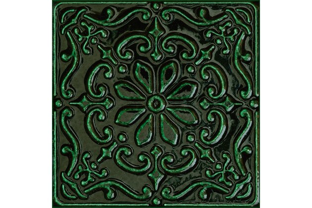 Dekor Tubadzin Tinta green lesk rektifikovaný 15x15