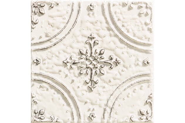 Dekor Tubadzin Tinta white lesk rektifikovaný 15x15