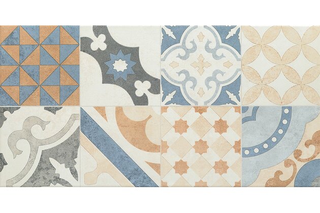 Obklad Arté Neutral beige patchwork mat rektifikovaný 30x60