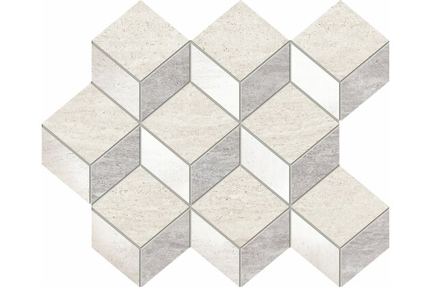 Mozaika Tubadzin Blink grey lesk 25x30