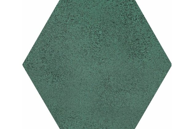 Obklad Tubadzin Burano green hex mat rektifikovaný 11x13