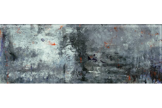 Dekor skleněný Tubadzin Grunge blue B lesk rektifikovaný 33x90