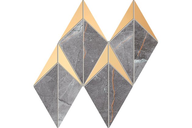 Mozaika Tubadzin Brainstorm graphite lesk 20x23