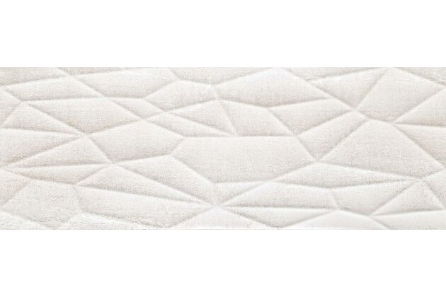 Obklad Tubadzin Lofty white 1 struktura lesk rektifikovaný 33x90