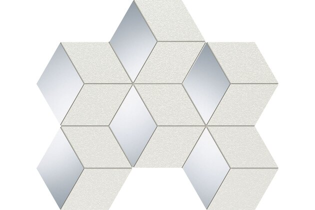 Mozaika Arté Perla white pololesk 22x29