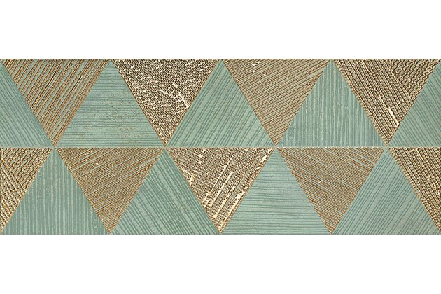 Dekor Tubadzin Goldgreen mono pololesk rektifikovaný 30x75