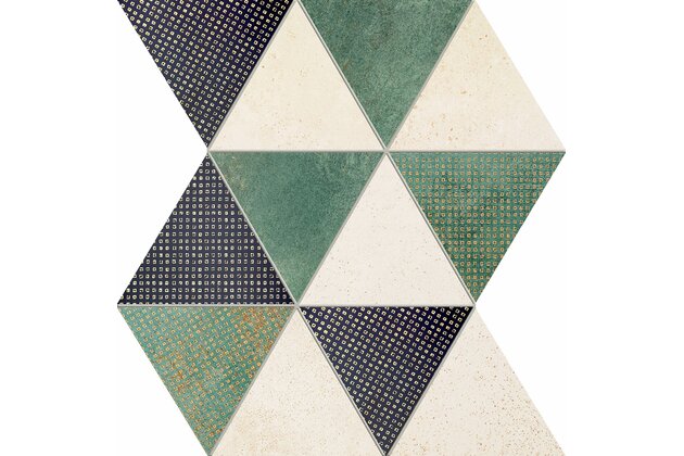 Mozaika Tubadzin Margot green mat 26x33