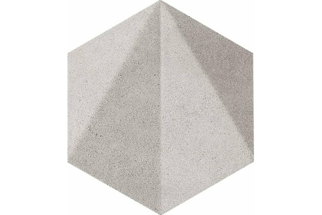 Dekor Tubadzin Free Space hex grey struktura mat rektifikovaný 11x13