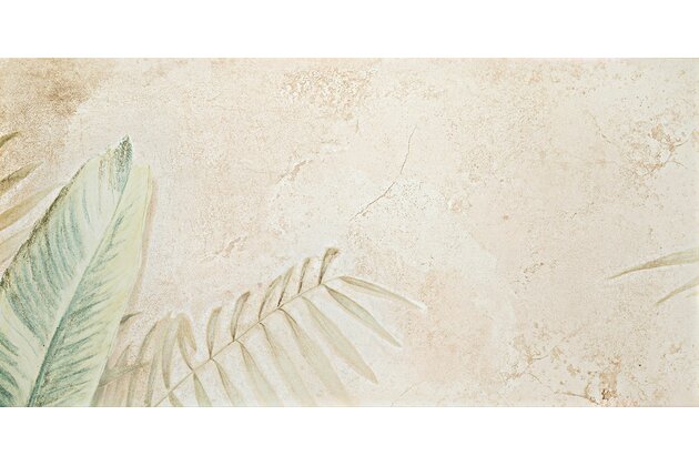 Dekor Tubadzin Alabaster Shine leaves 4B mat rektifikovaný 60x120