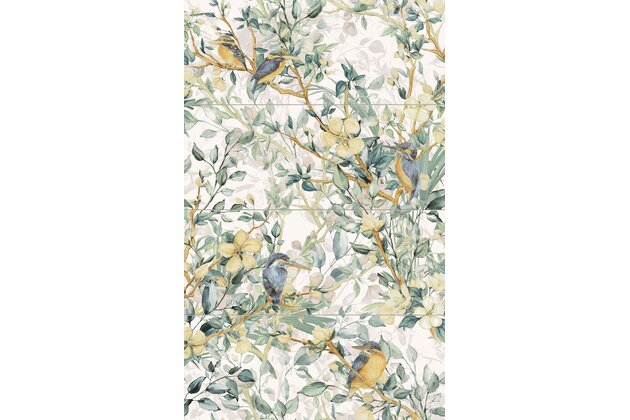 Dekor Arté Perla birds 4ks mat rektifikovaný 60x150