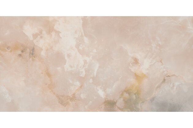 Dlažba Tubadzin Onice Rosa lesk rektifikovaná 60x120