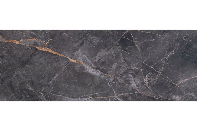 Obklad Arté Margaret graphite lesk rektifikovaný 33x90