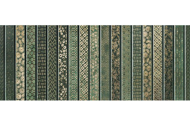 Dekor Arté Vinaros green mat rektifikovaný 30x75