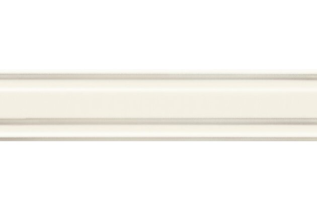 Listela Tubadzin Timeless white 2 mat 7x33