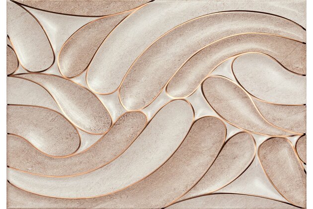 Dekor Tubadzin Navara beige lesk 25x36