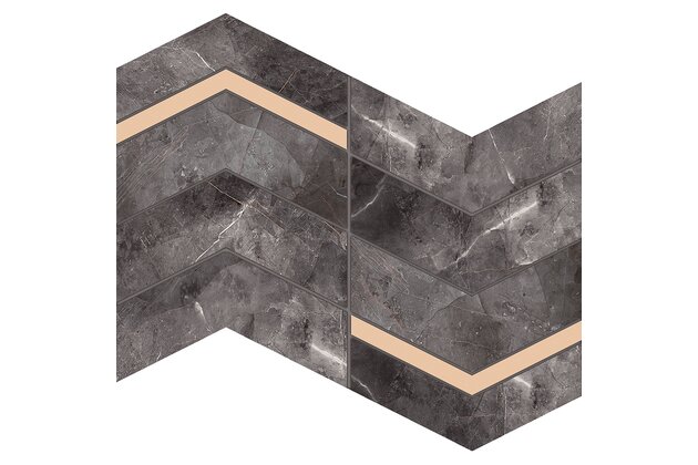 Mozaika Arté Blackwall black pololesk 25x30