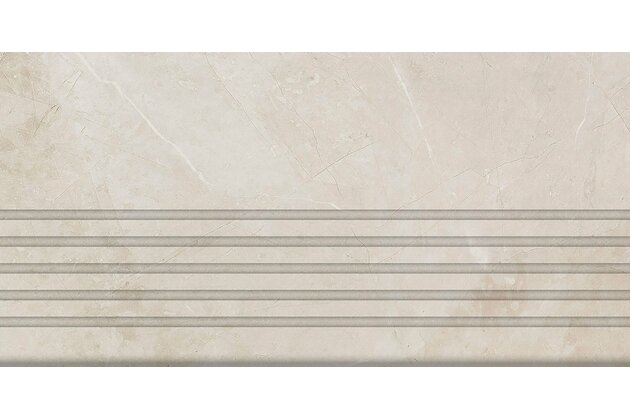 Schodovka Tubadzin Remos white mat rektifikovaná 30x60