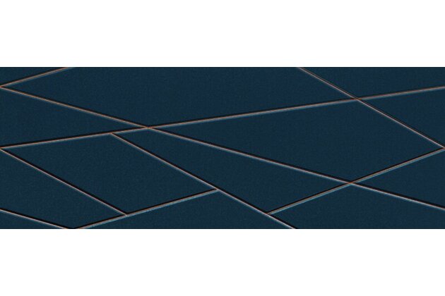 Dekor Tubadzin Elle navy mat rektifikovaný 33x90