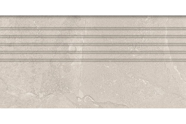 Schodovka Tubadzin Grand Cave white mat rektifikovaná 30x60