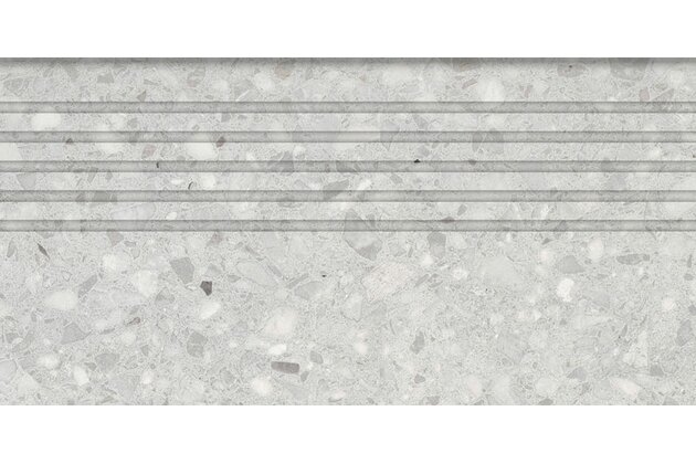 Schodovka Tubadzin Macchia grey mat rektifikovaná 30x60