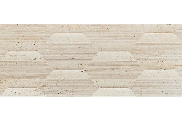 Obklad Tubadzin Tissue ivory struktura mat rektifikovaný 30x75