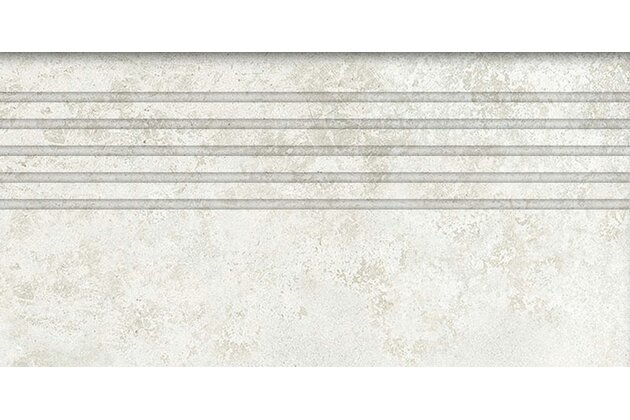 Schodovka Tubadzin Torano white mat rektifikovaná 30x60