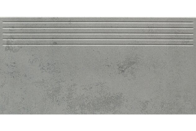 Schodovka Tubadzin OD1 graphite mat rektifikovaná 30x60