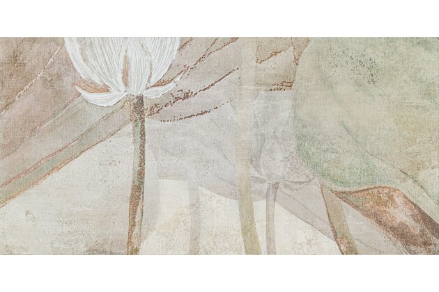 Dekor Tubadzin Tortora flowers 1B mat rektifikovaný 60x120