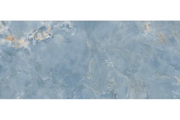 Dlažba Tubadzin Aquamarine blue lesk rektifikovaná 120x275