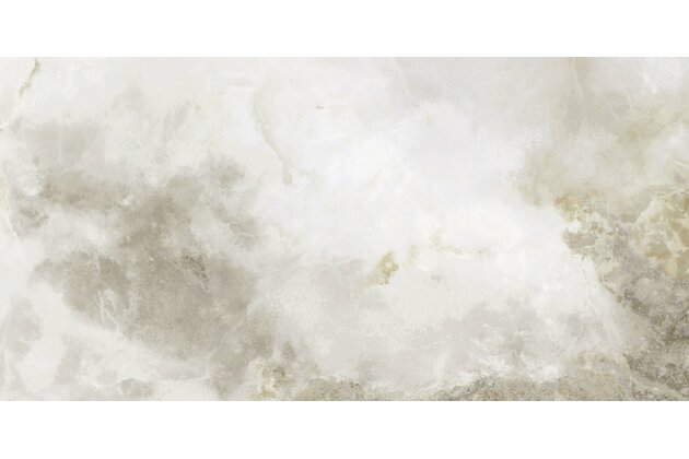 Dlažba Tubadzin Onice Bianco lesk rektifikovaná 120x275