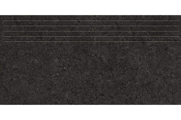 Schodovka Tubadzin Zimba black struktura mat rektifikovaná 30x60