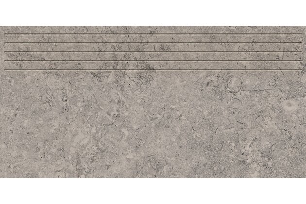 Schodovka Tubadzin Zimba light grey struktura mat rektifikovaná 30x60