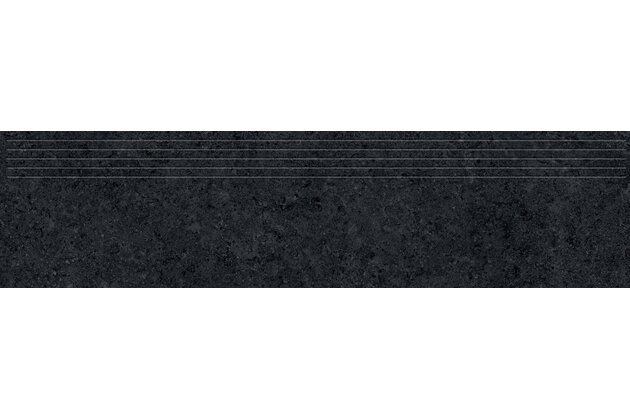 Schodovka Tubadzin Zimba black struktura mat rektifikovaná 30x120