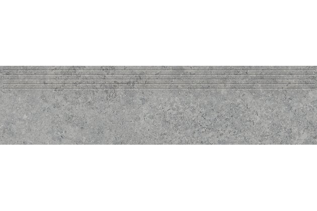 Schodovka Tubadzin Zimba light grey struktura mat rektifikovaná 30x120