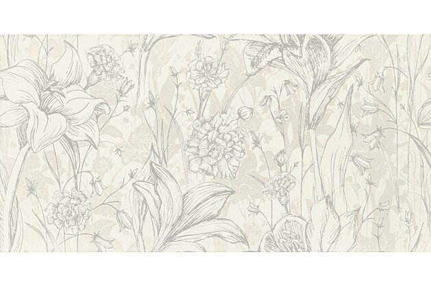 Obklad Arté Melia white flower mat 31x61